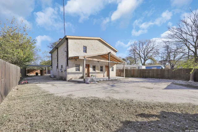 a house with a outdoor space