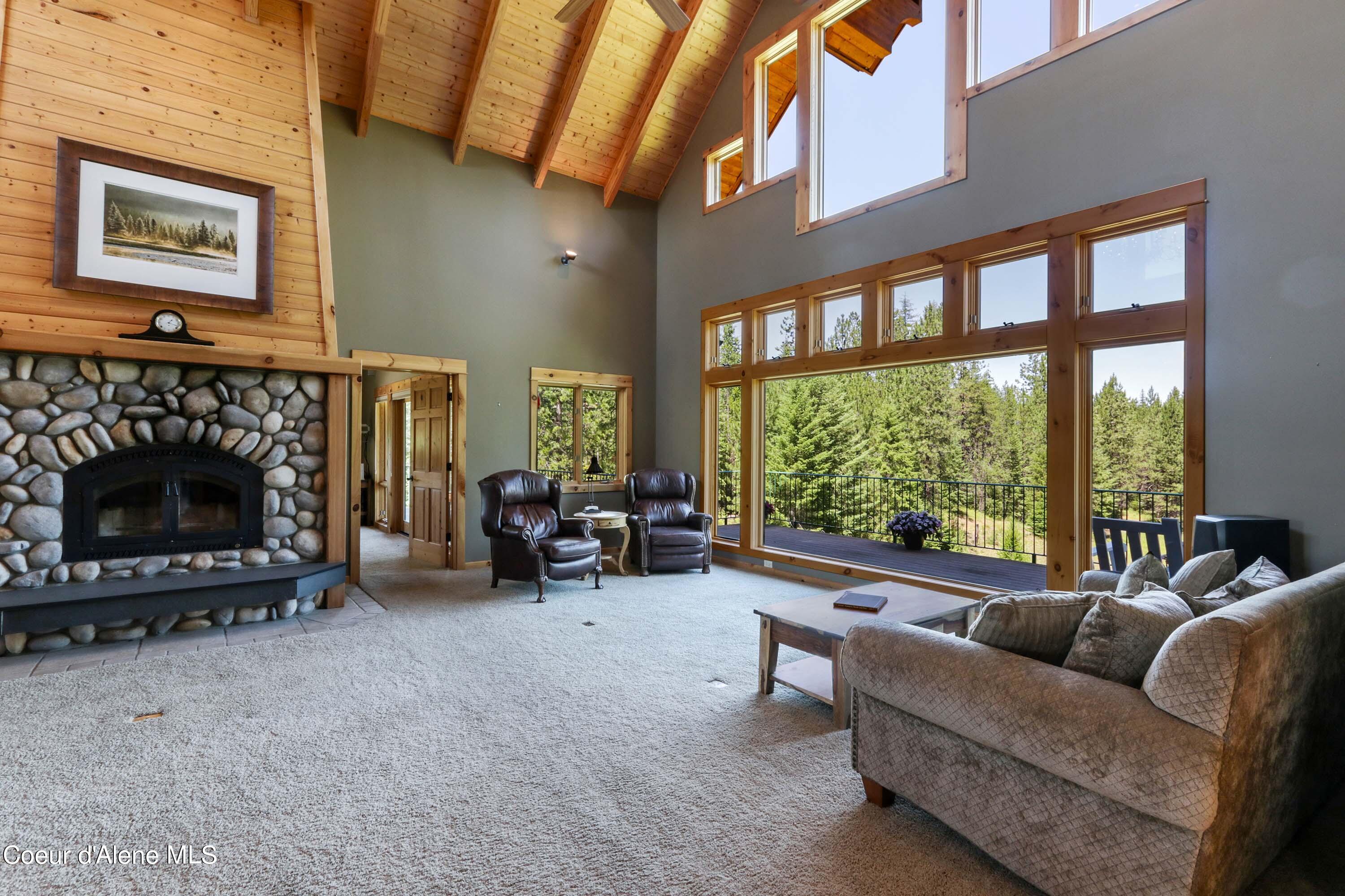877 Heath Lake Road Sagle, ID 83860 - Photo 7 of 61 Living Room Views