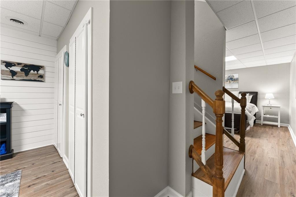 8958 Bill Savage Road Lula, GA 30554 - Photo 42 of 81 a view of entryway with wooden floor