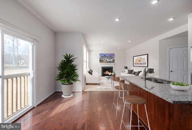 15858 Aerial View Road Woodbridge, VA 22193 - Photo 11 of 30 Kitchen-Family Room (Virtual Staged Image)