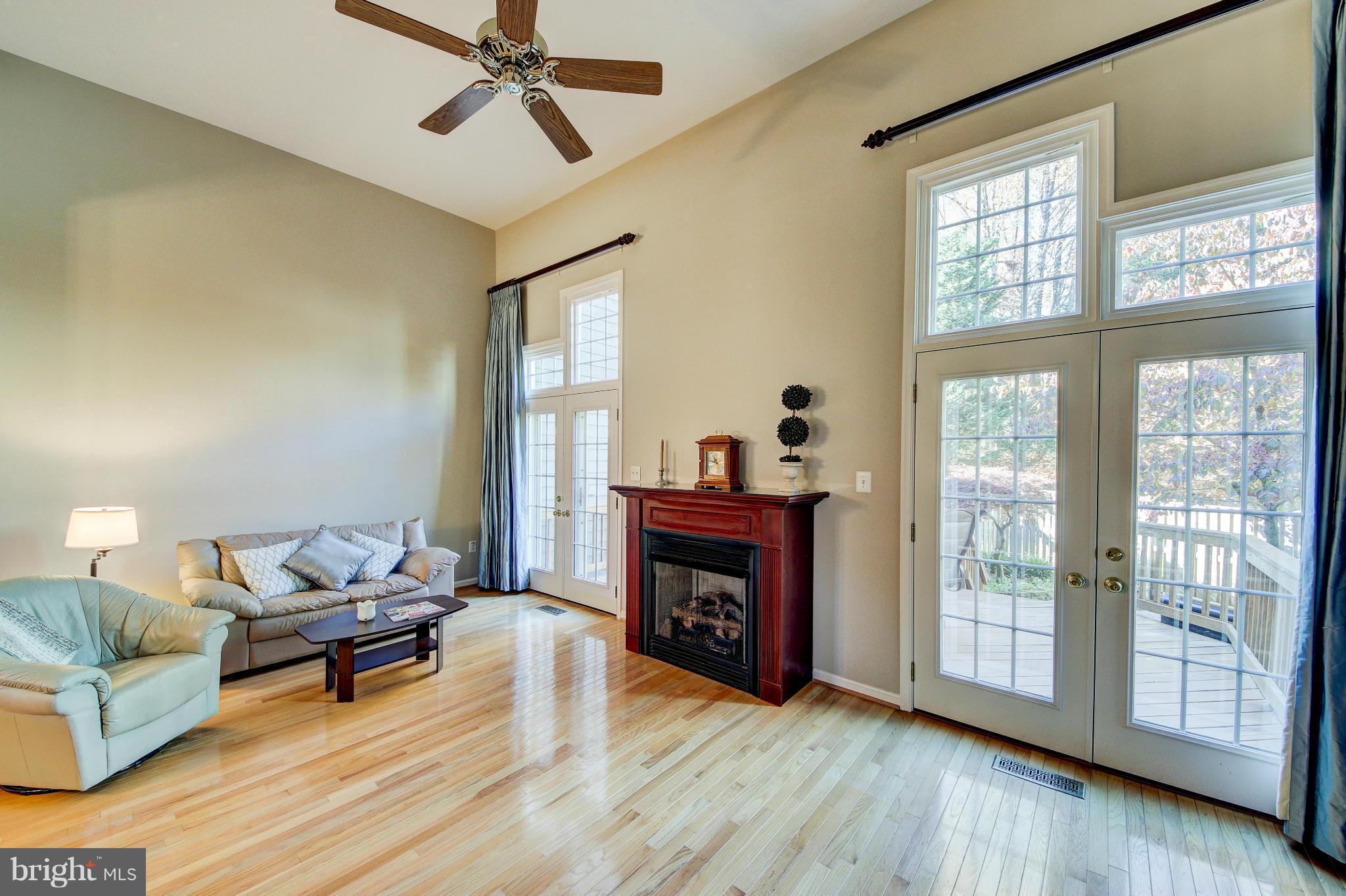 1258 Weatherstone Court Reston, VA 20194 - Photo 5 of 24 a living room with furniture and a fireplace