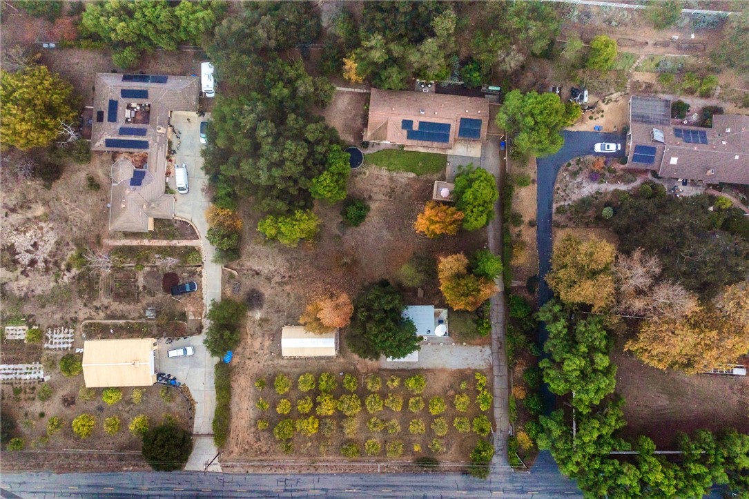 736 Del Valle Drive Fallbrook, CA 92028 - Photo 4 of 53 an aerial view of a house with a yard