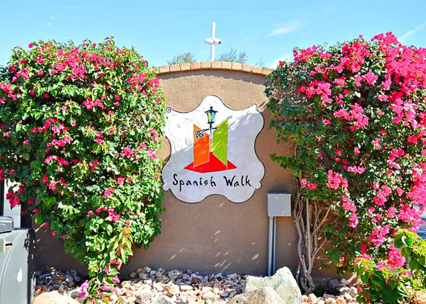 a view of a garden with pathway