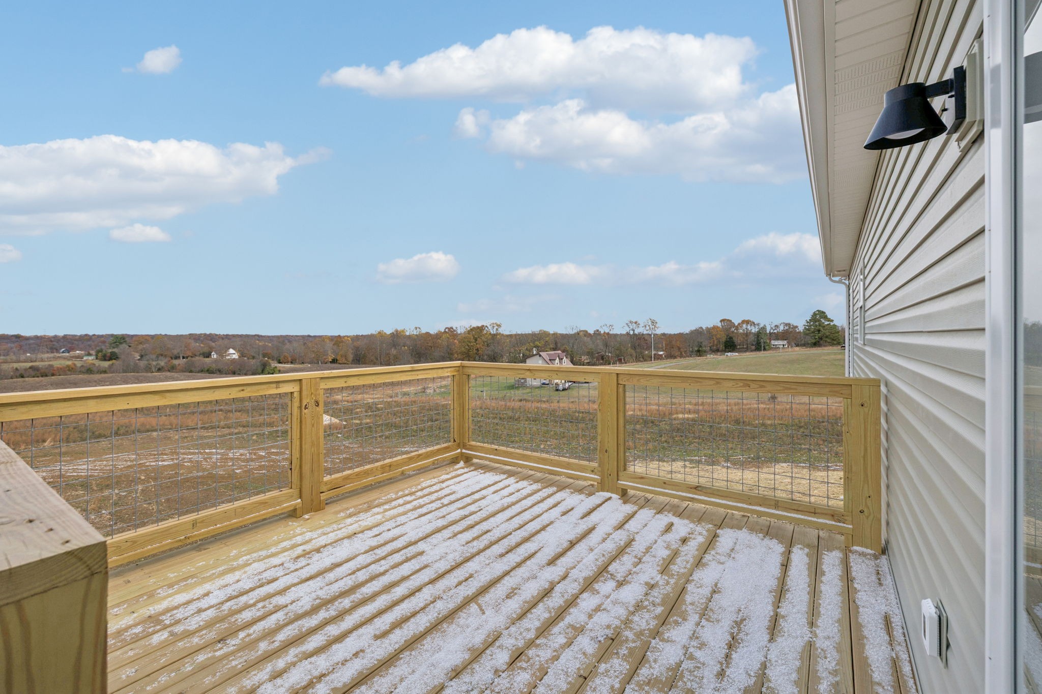 2649 Oak Knob Road Lafayette, TN 37083 - Photo 29 of 34 a view of a balcony with wooden floor
