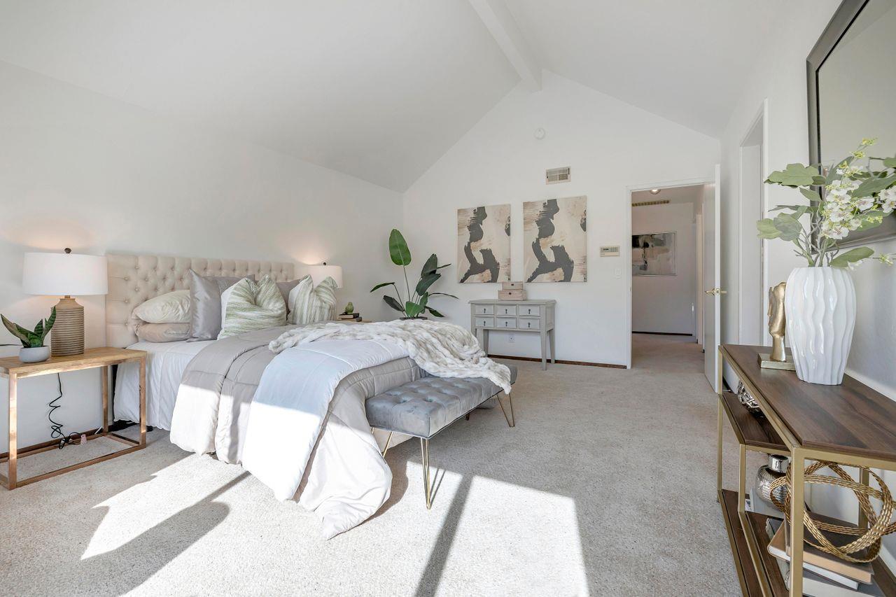 431 Green Hills Drive Millbrae, CA 94030 - Photo 22 of 50 a bedroom with a bed and a table