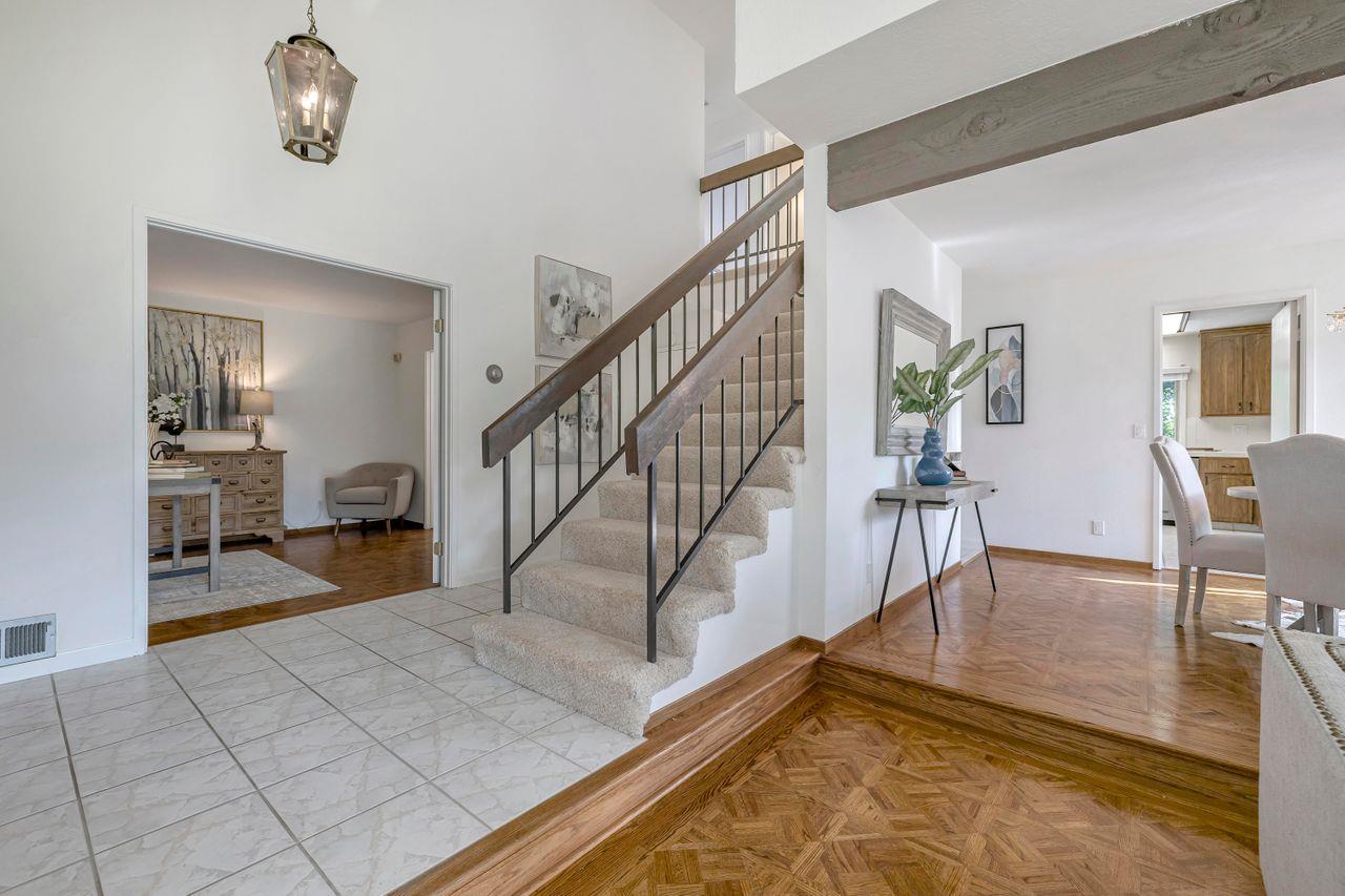 431 Green Hills Drive Millbrae, CA 94030 - Photo 7 of 50 a view of an entryway with wooden floor