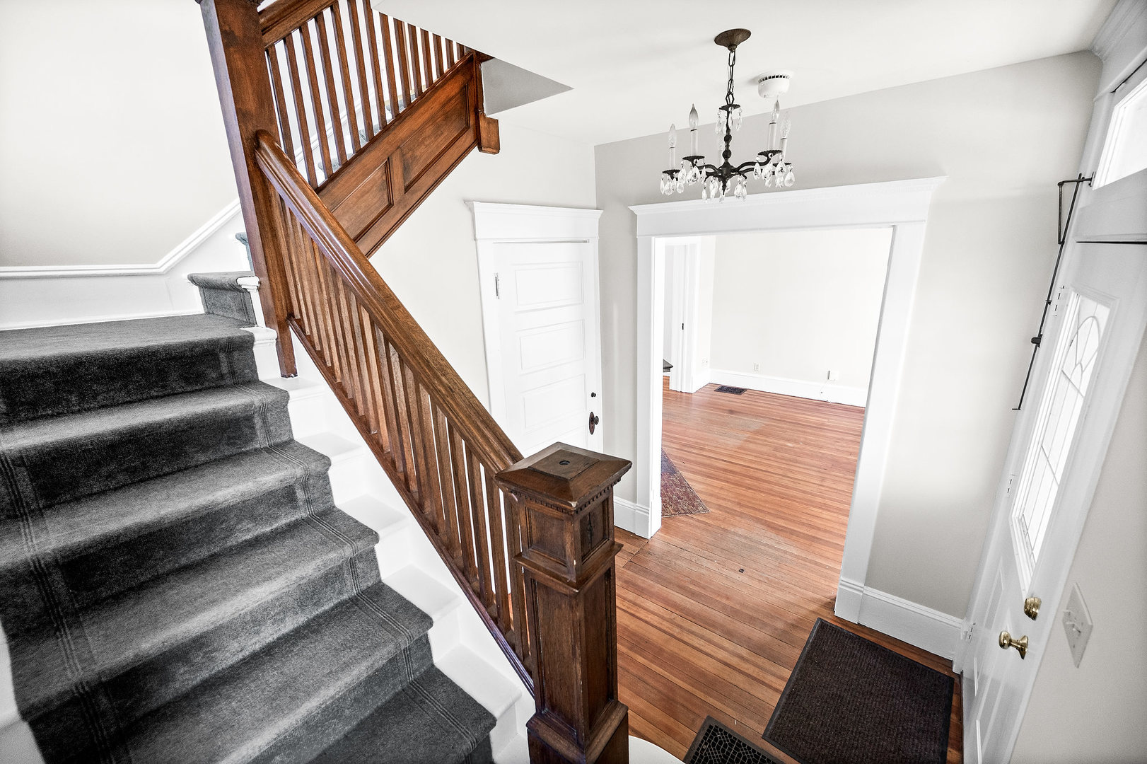 102 Vale Street Bloomington, IL 61701 - Photo 28 of 35 a view of entryway and hall with wooden floor