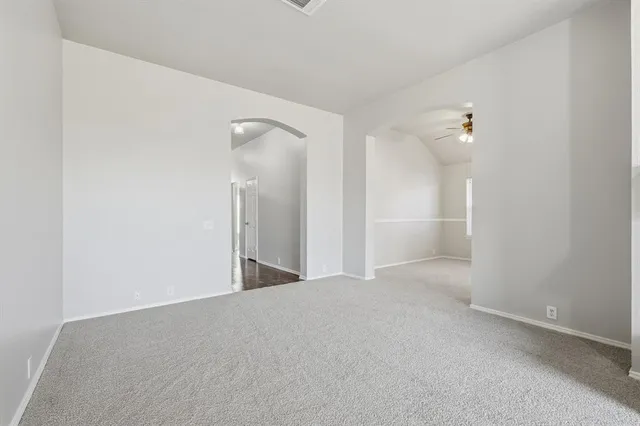 a view of an empty room