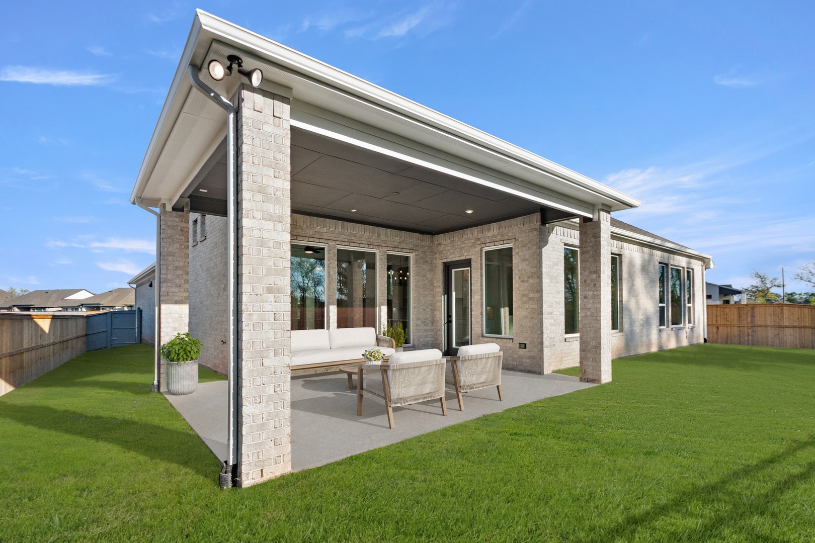 7914 Blue Dasher Pk Place Fulshear, TX 77441 - Photo 28 of 30 a view of a house with a yard and furniture