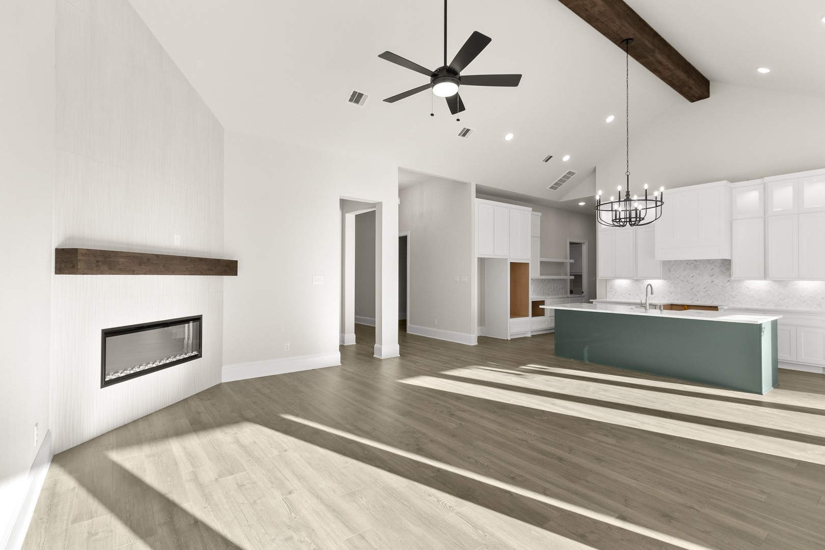 7914 Blue Dasher Pk Place Fulshear, TX 77441 - Photo 8 of 30 a view of kitchen with sink and microwave