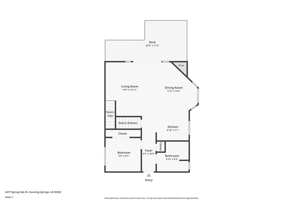 2477 Spring Oak Drive Running Springs, CA 92382 - Photo 48 of 51 a picture of floor plan