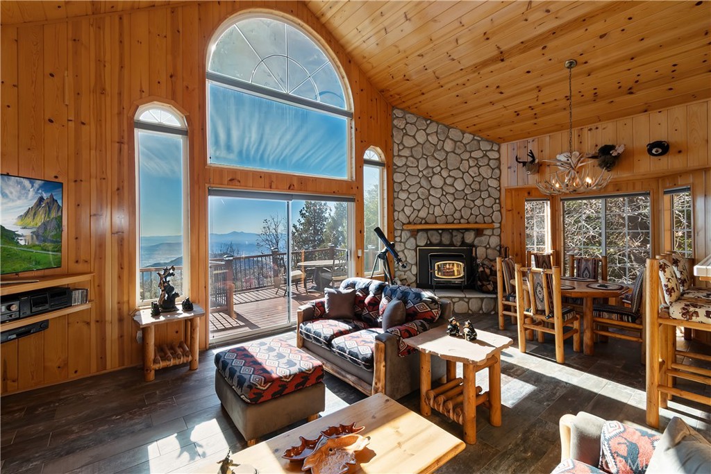 2477 Spring Oak Drive Running Springs, CA 92382 - Photo 4 of 51 a living room with furniture and wooden floor