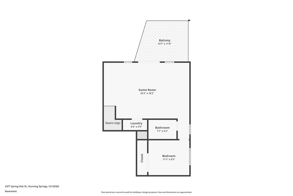 2477 Spring Oak Drive Running Springs, CA 92382 - Photo 50 of 51 a picture of floor plan