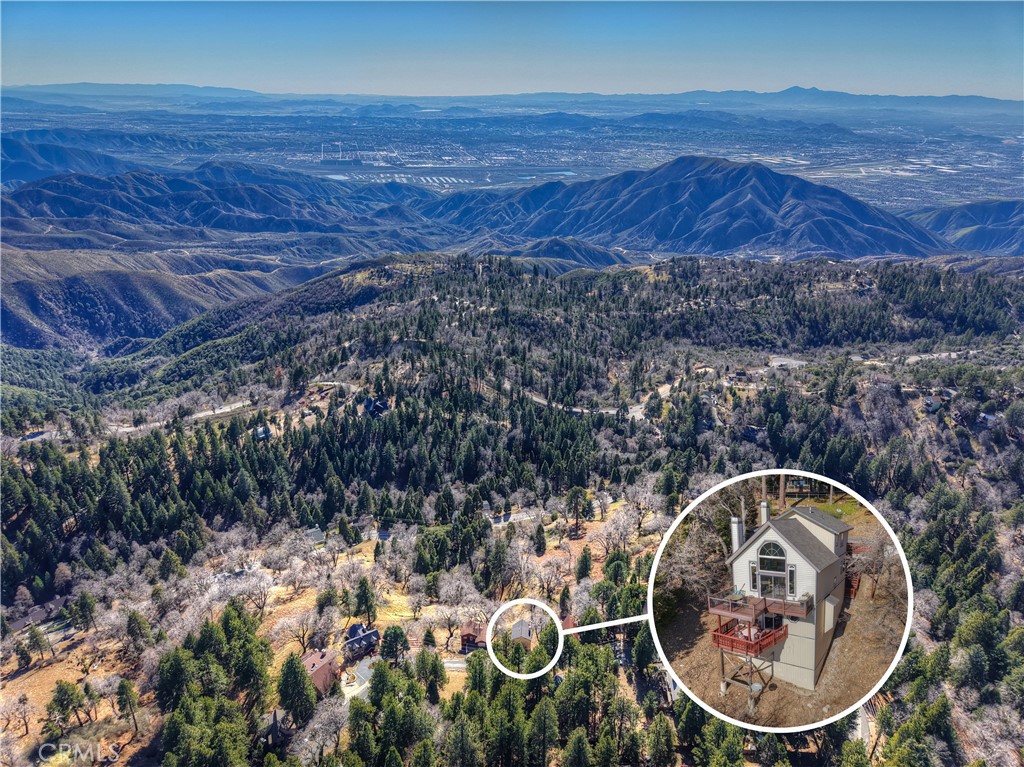 2477 Spring Oak Drive Running Springs, CA 92382 - Photo 47 of 51 a view of sitting area in a backyard