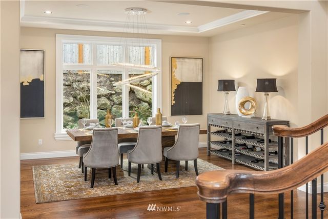 a picture of a table and chair in a room