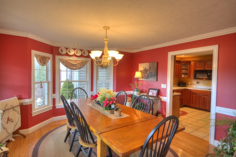 595 Hundley Distillery Road Churchville, VA 24421 - Photo 4 of 43 a view of a dining room with furniture and chandelier kitchen view