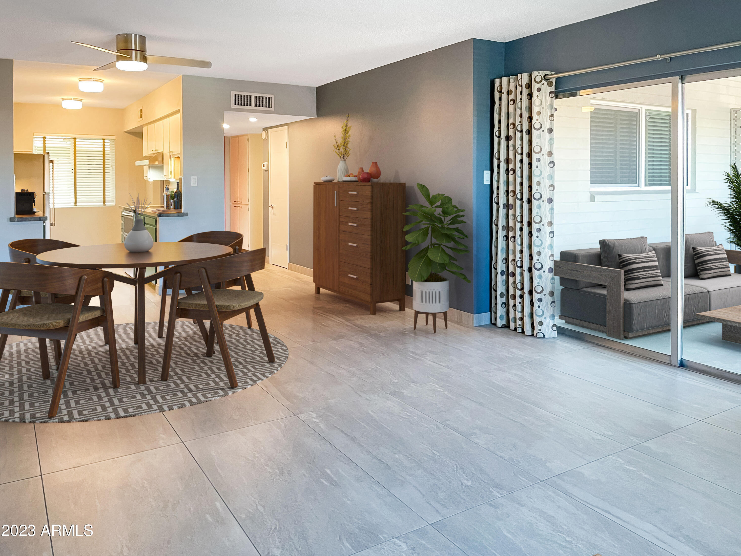 1107 West Osborn Road, Unit 209 Phoenix, AZ 85013 - Photo 16 of 45 Virtually staged Living & Dining