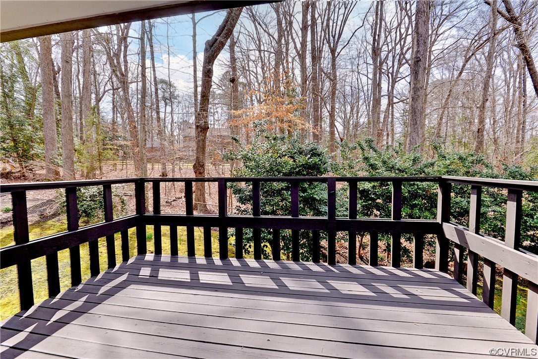 130 Cooley Road Williamsburg, VA 23188 - Photo 23 of 30 a view of wooden balcony with outdoor space