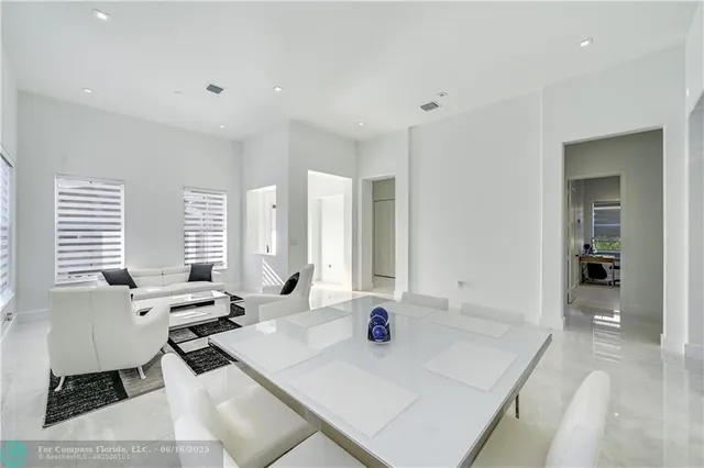 a very nice looking room with a large window