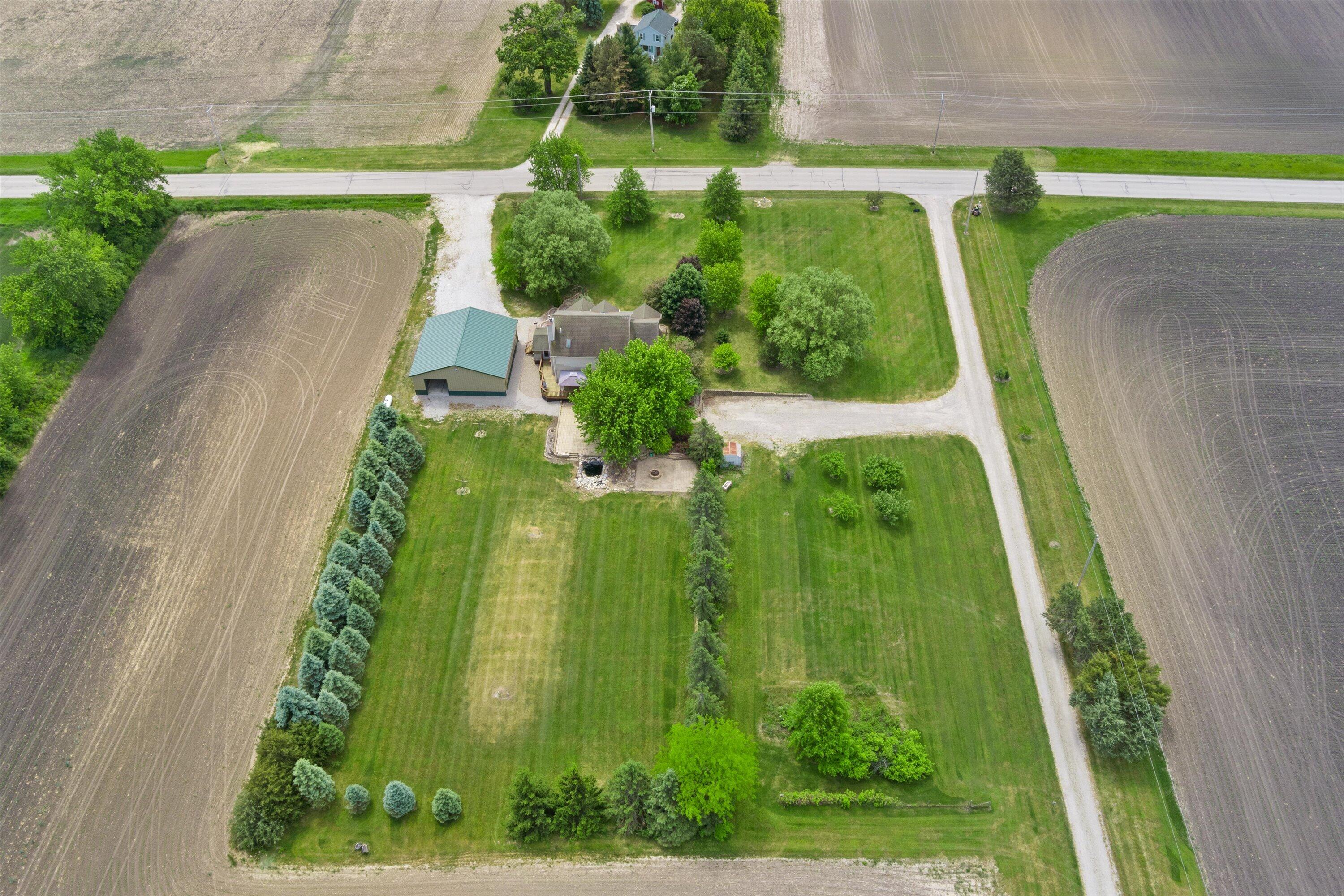 22302 Church Road Dover, WI 53139 - Photo 70 of 80 Aerial View