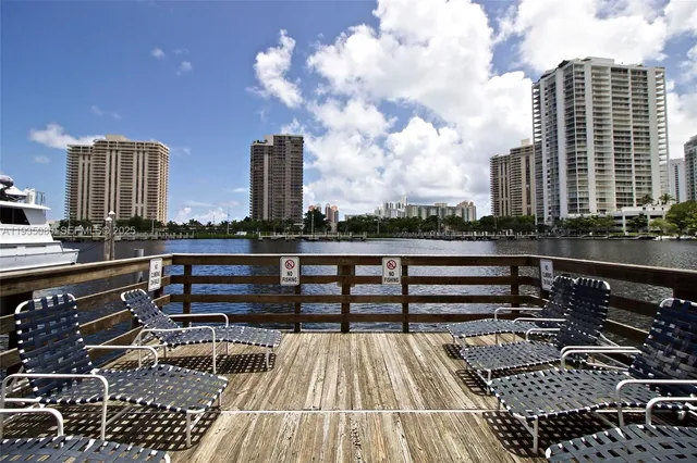 a roof deck with patio