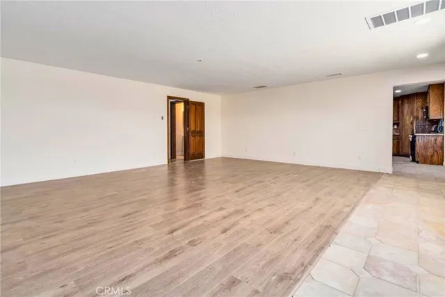 a view of an empty room