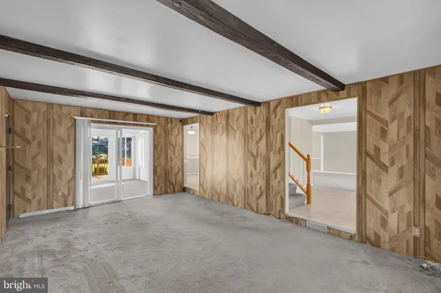 a view of an empty room