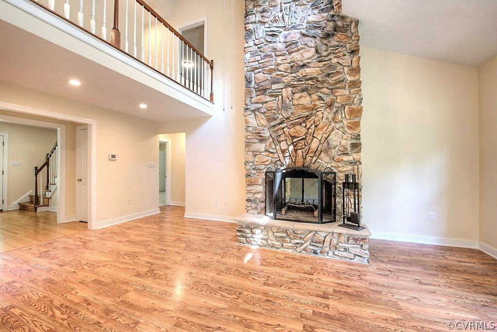 9217 Varina Road Henrico, VA 23231 - Photo 8 of 49 a view of a livingroom with a fireplace