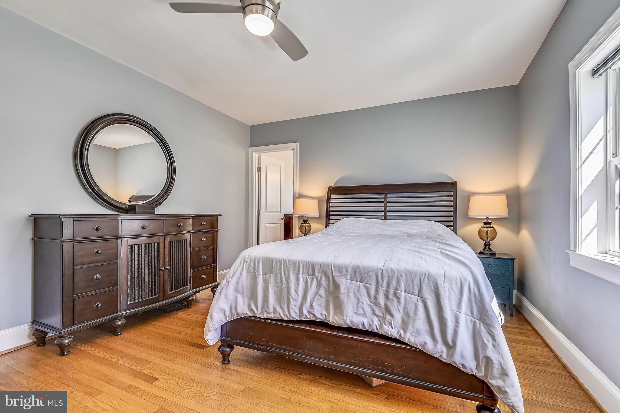 704 Kingston Road Baltimore, MD 21212 - Photo 23 of 41 Primary bedroom with wood floors