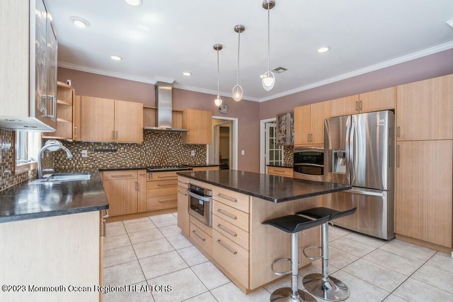30 Chagall Road Marlboro, NJ 07746 - Photo 11 of 26 a kitchen with stainless steel appliances granite countertop a refrigerator a stove a sink and a oven