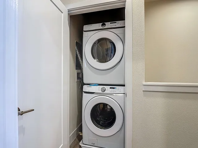 a backyard of a house