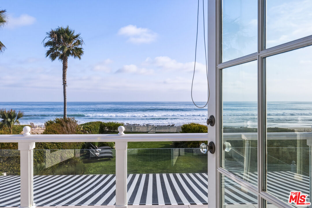 30810 Broad Beach Road Malibu, CA 90265 - Photo 35 of 55 a view of a balcony with a ocean view