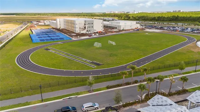 a view of a tennis court