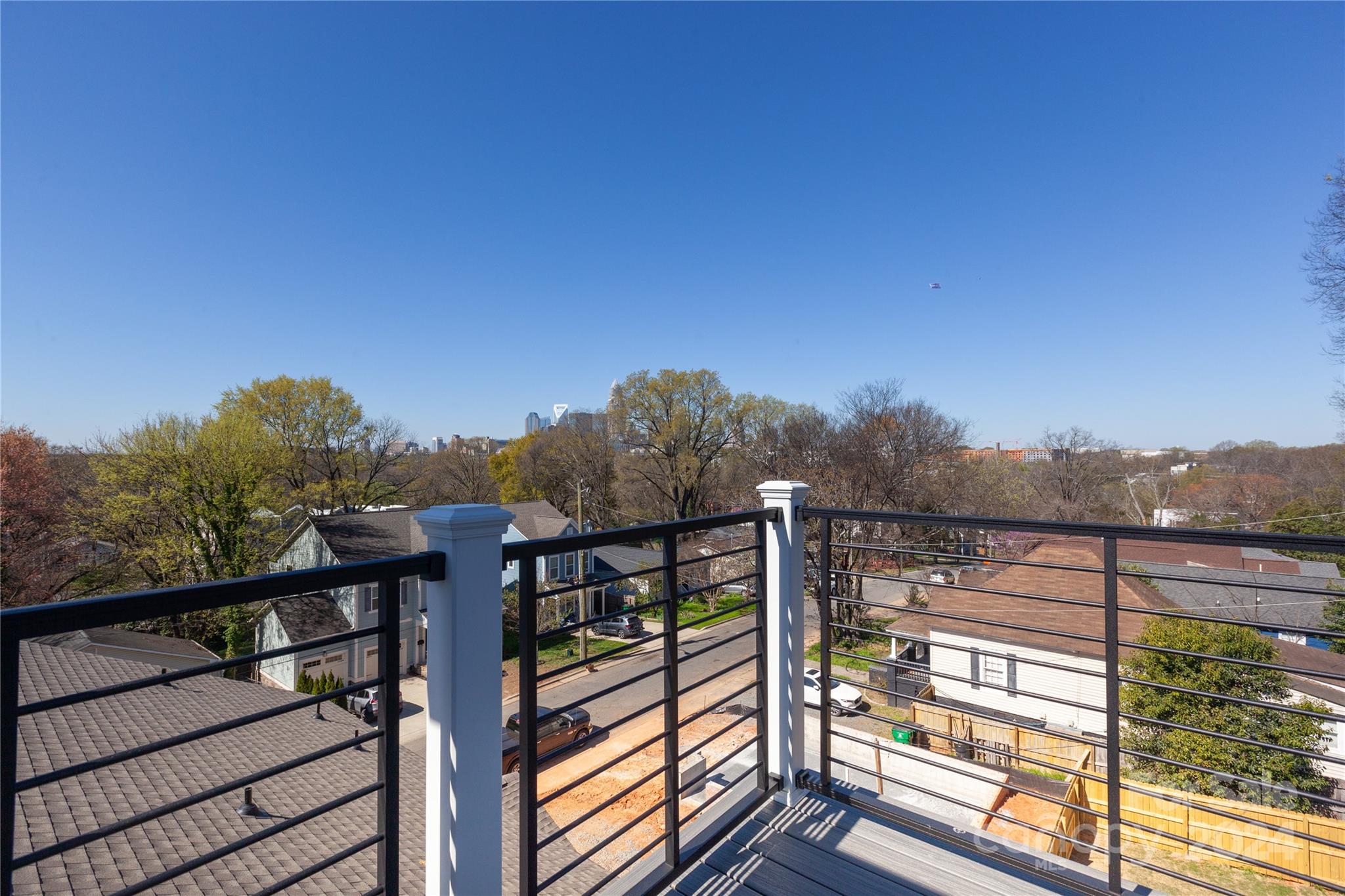 1405 Seigle Avenue Charlotte, NC 28205 - Photo 29 of 35 a view of city from a balcony