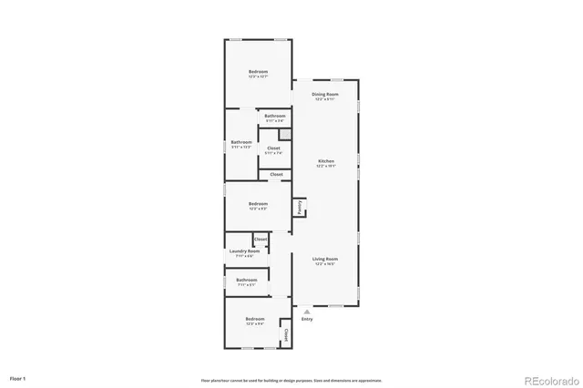 a view of a big room with mountains in the background