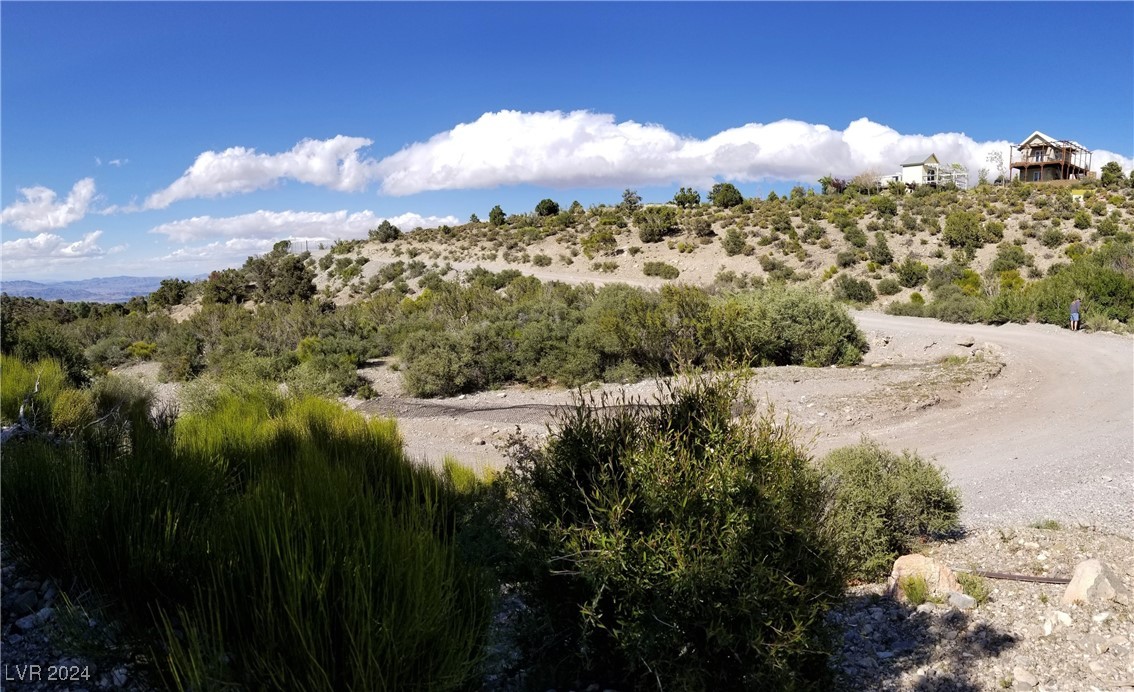 0 Crocket Las Vegas, NV 89124 - Photo 8 of 11 "U" Curve of Wheeler Pass Rd Through the Property.