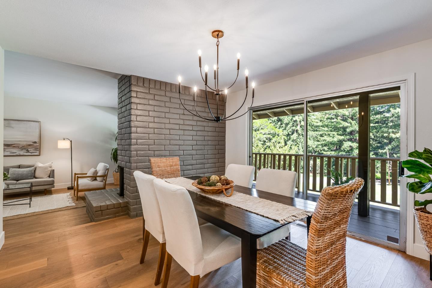 140 Echo Ridge Lane Soquel, CA 95073 - Photo 17 of 50 a view of a dining room with furniture window and wooden floor