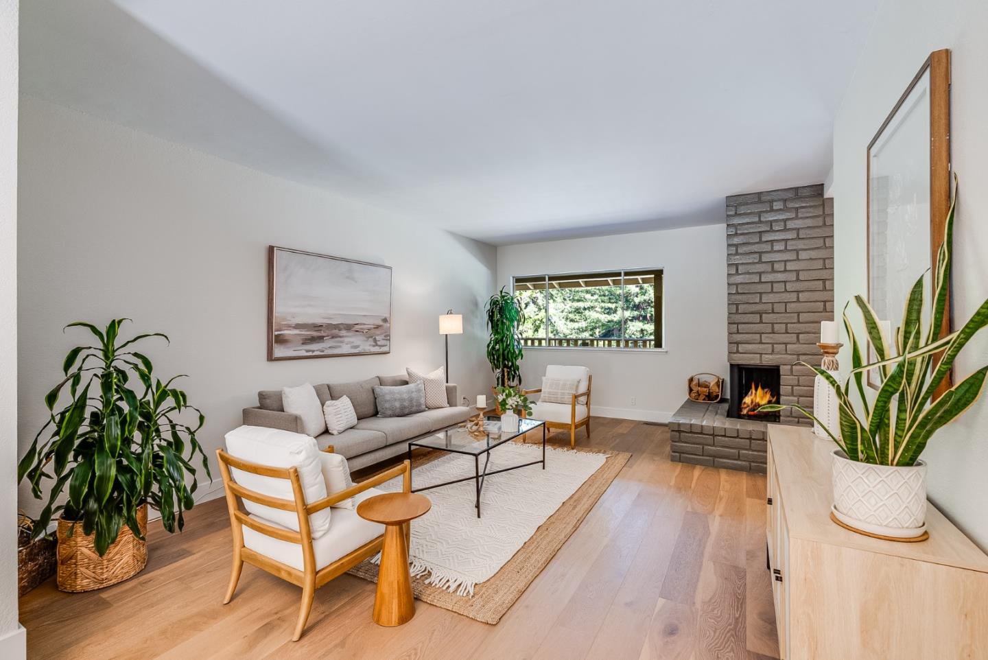 140 Echo Ridge Lane Soquel, CA 95073 - Photo 21 of 50 a living room with furniture a window and a potted plant