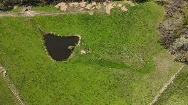 a view of a yard with an outdoor space