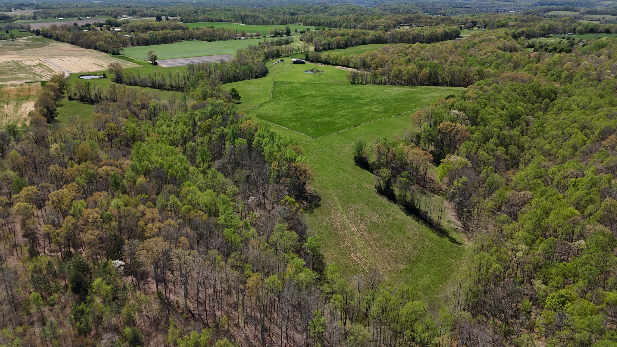 0 Neal Road Belvidere, TN 37306 - Photo 27 of 58 an aerial view of green landscape with trees all around