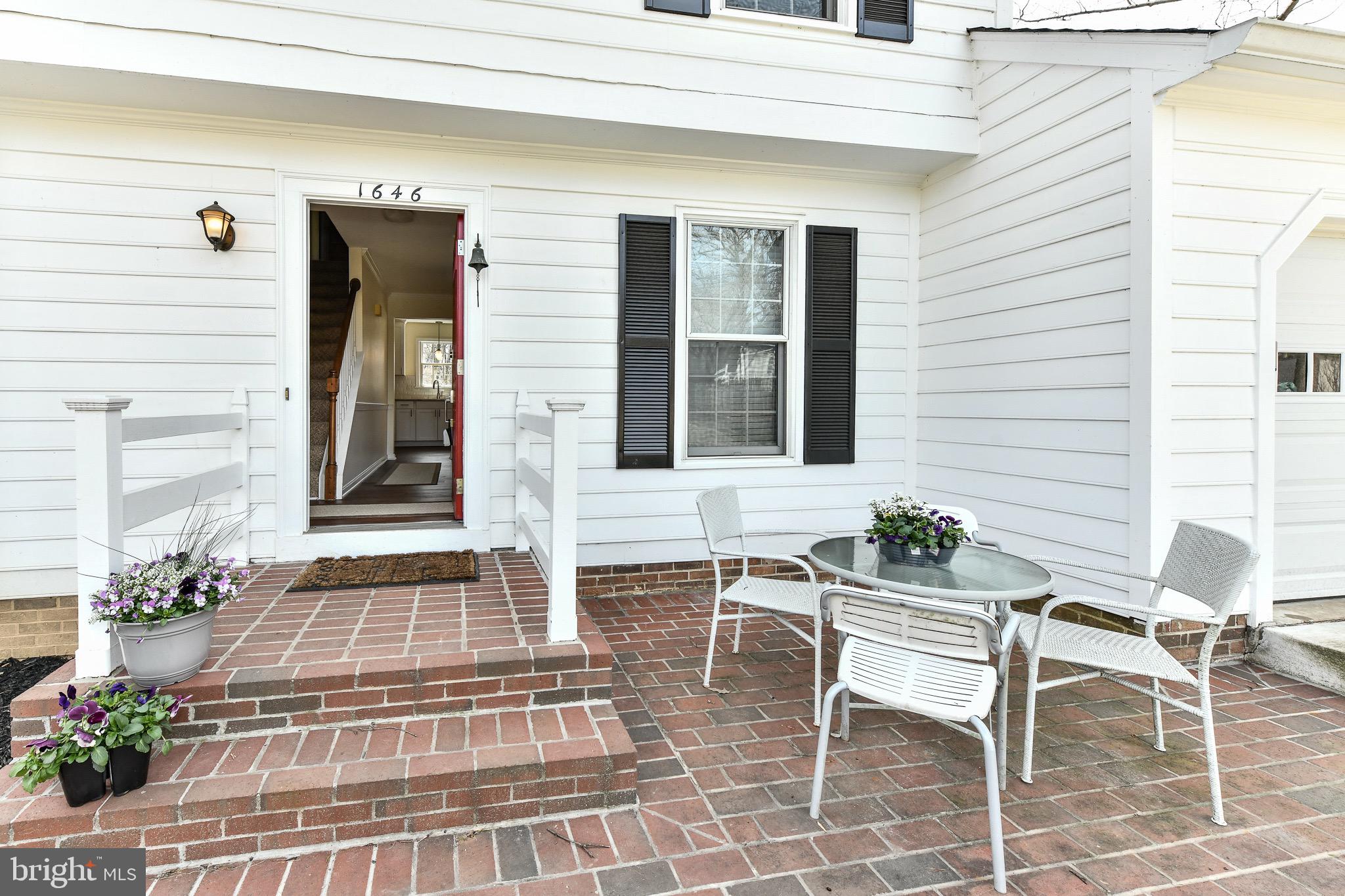 1646 Stowe Road Reston, VA 20194 - Photo 29 of 32 Brick patio entrance welcomes you home everyday!