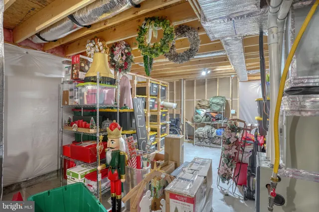 a view of a balcony with wooden floor