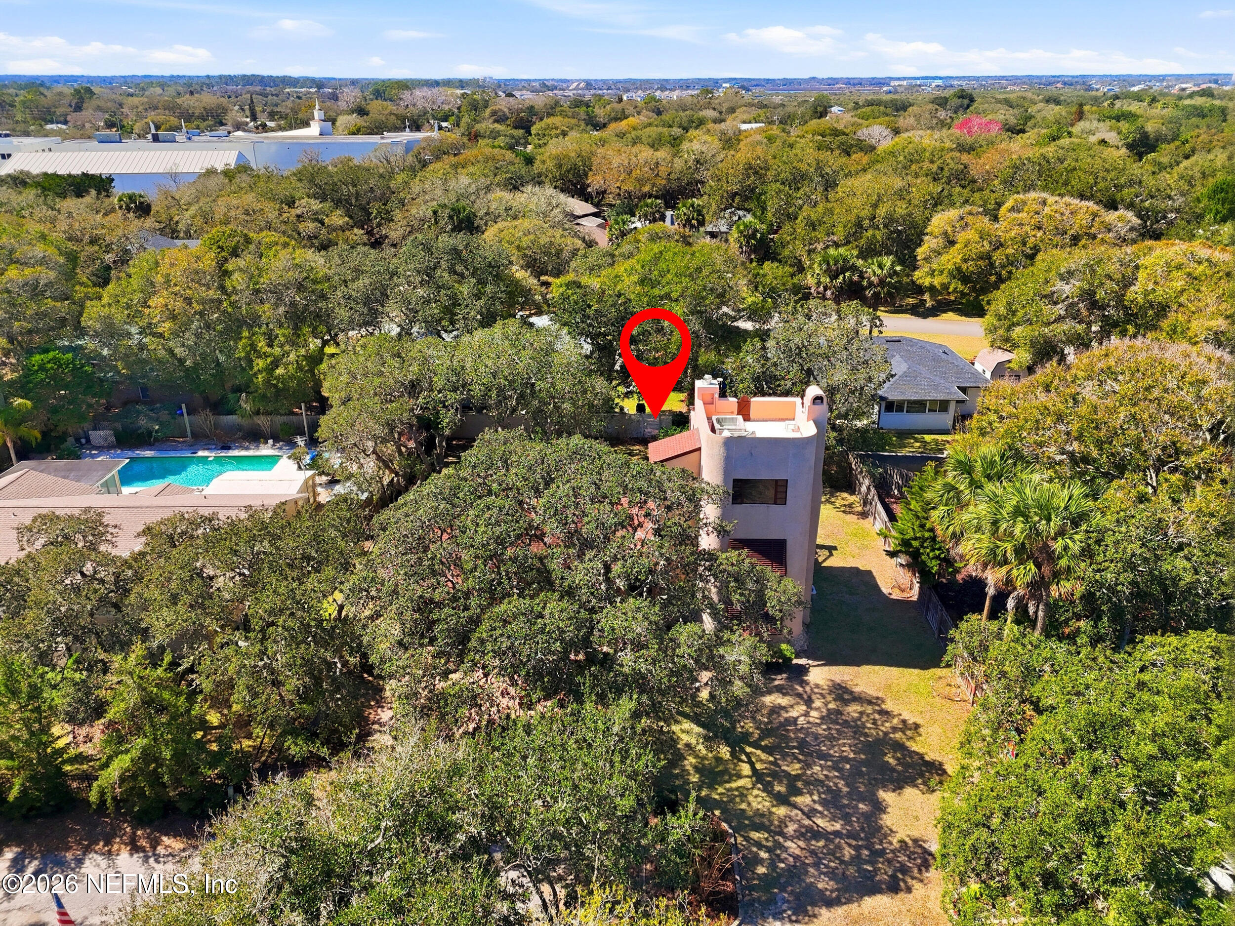 10 Lydia Lane St. Augustine, FL 32080 - Photo 79 of 119 an aerial view of residential houses with outdoor space