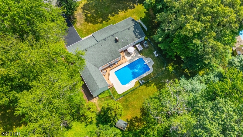 10 Campo Road Randolph, NJ 07869 - Photo 41 of 49 an aerial view of a house with swimming pool and garden