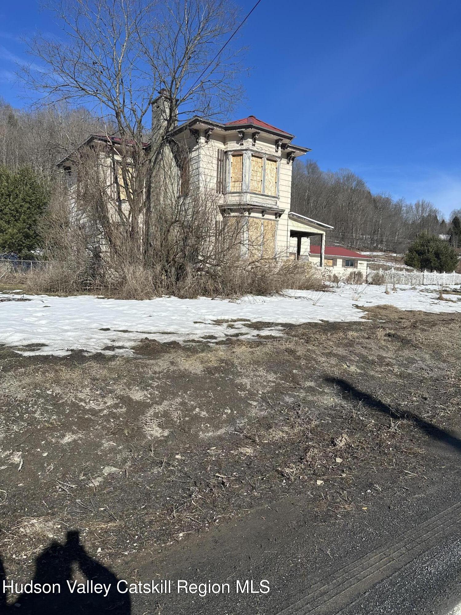 983 Charlotte Valley Road East Worcester, NY 12064 - Photo 3 of 8 a view of a yard with a house
