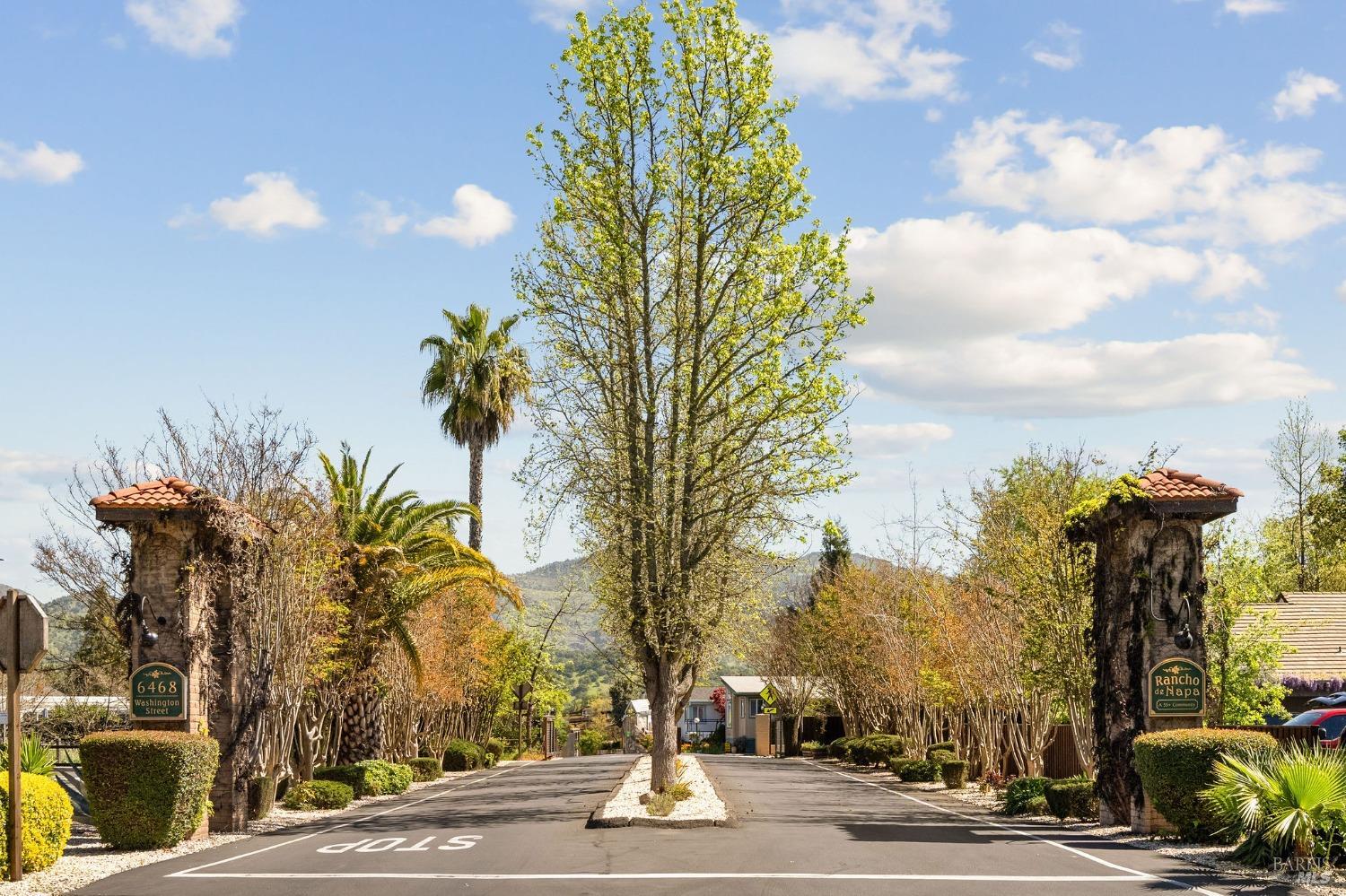 6468 Washington Street, Unit 16 Yountville, CA 94599 - Photo 35 of 45 a view of a street with houses