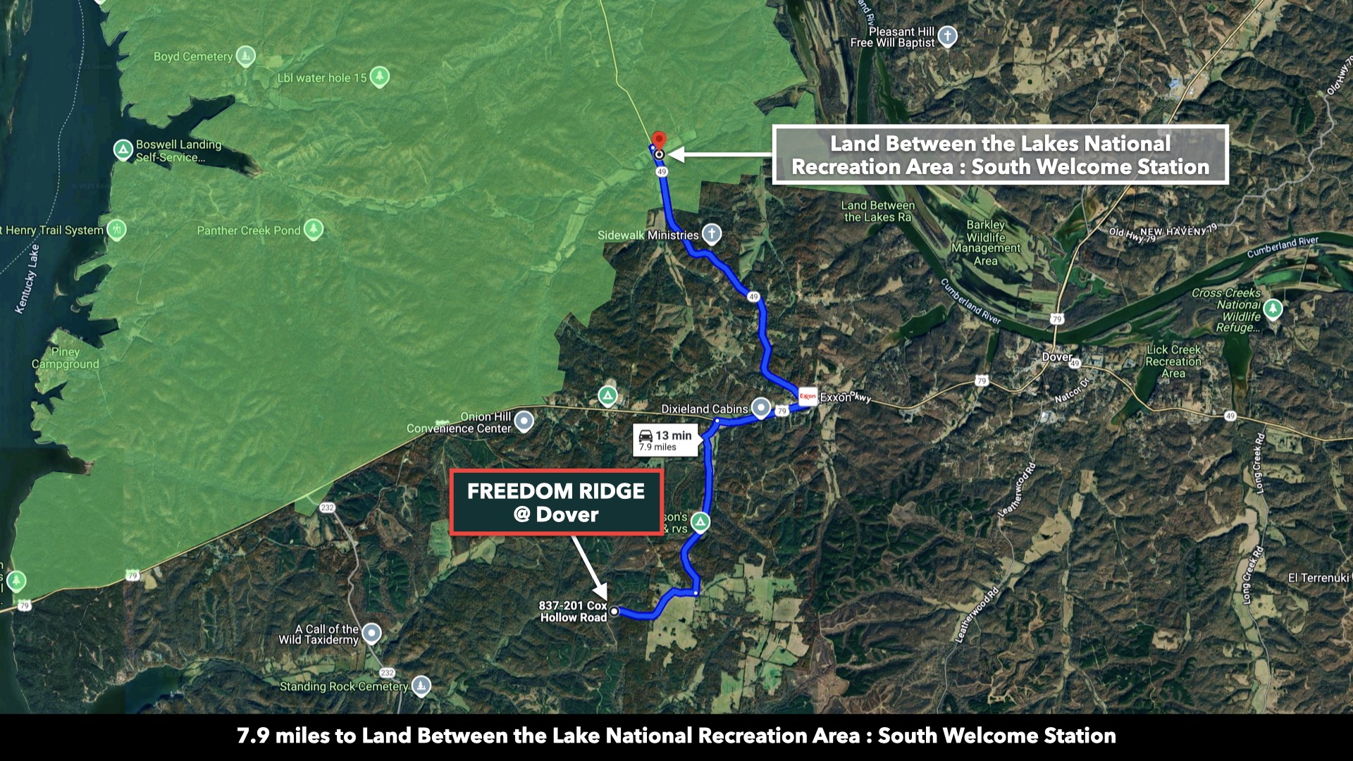 0 Cox Hollow Road Dover, TN 37058 - Photo 19 of 44 a view of a sign in a garden