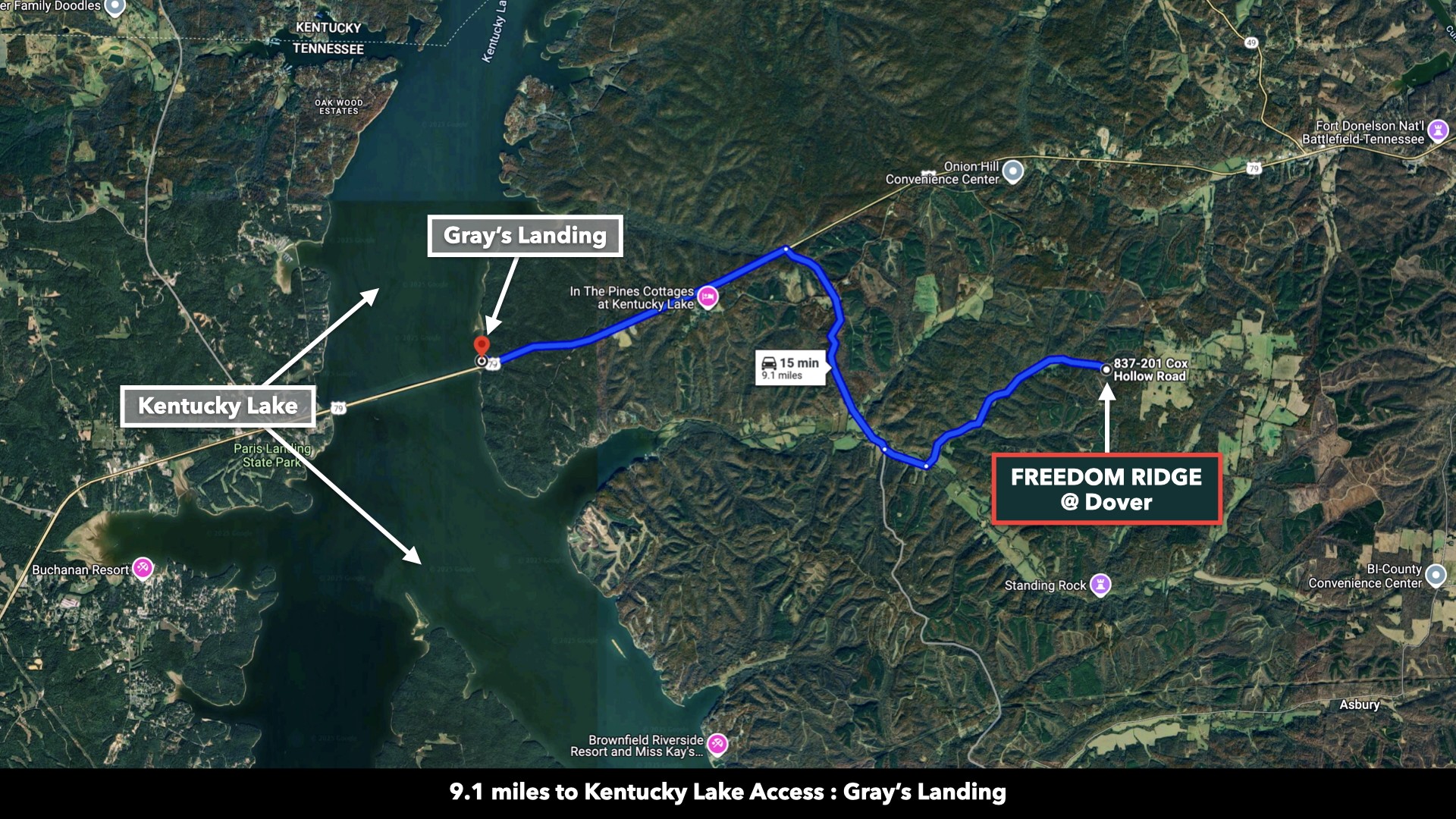 0 Cox Hollow Road Dover, TN 37058 - Photo 29 of 44 a sign that is on a pole