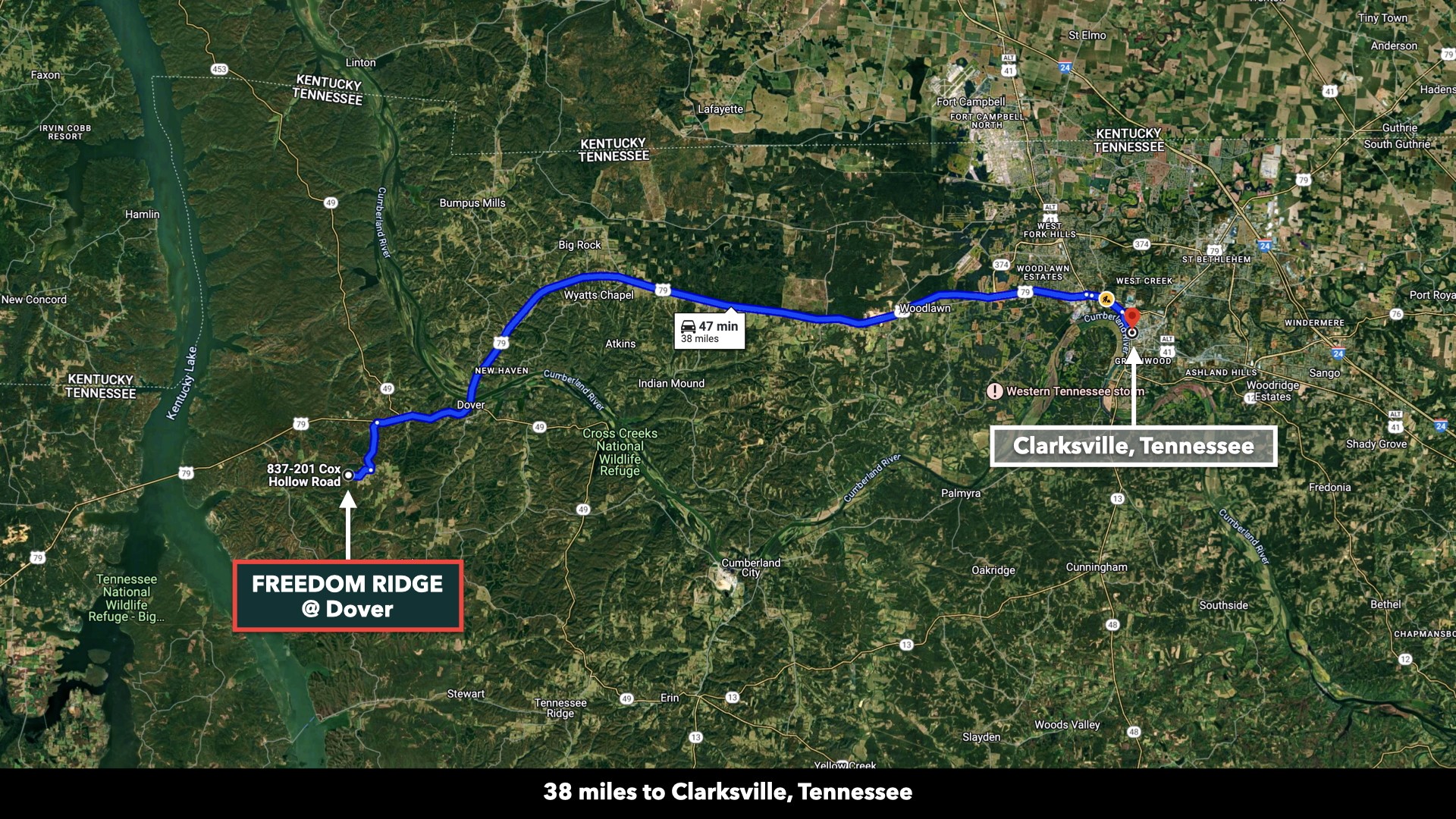 0 Cox Hollow Road Dover, TN 37058 - Photo 38 of 44 a sign that is sitting in a forest