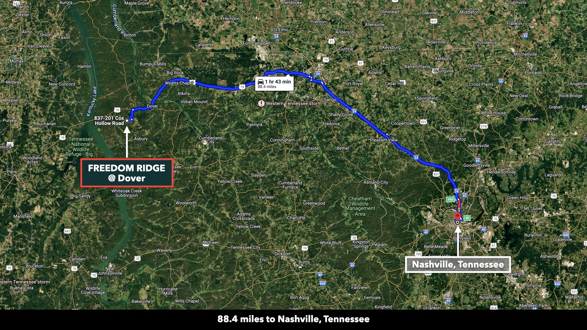 0 Cox Hollow Road Dover, TN 37058 - Photo 43 of 44 a picture of street light pole with a tree